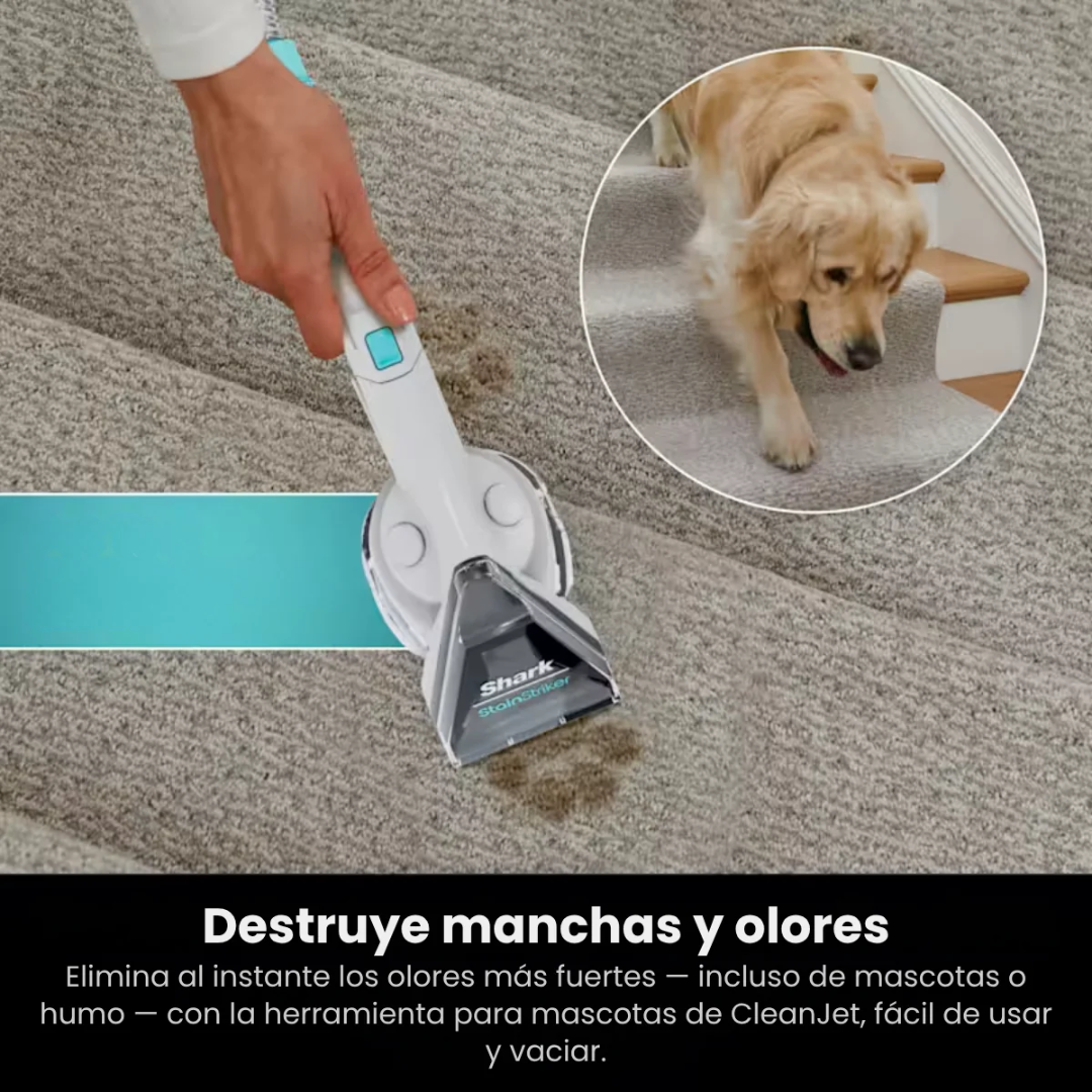 SharkClean Elimina Manchas al Instante