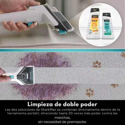 SharkClean Elimina Manchas al Instante